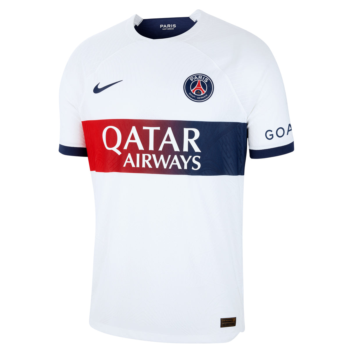 Paris Saint-Germain Nike Away Dri Fit Adv Match Shirt 2023-24 with Marquinhos 5 printing - Kit Captain