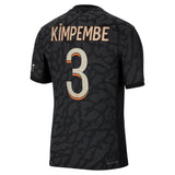 PSG x Jordan Third Dri-FIT ADV Match Shirt 2023-24 with Kimpembe 3 printing - Kit Captain