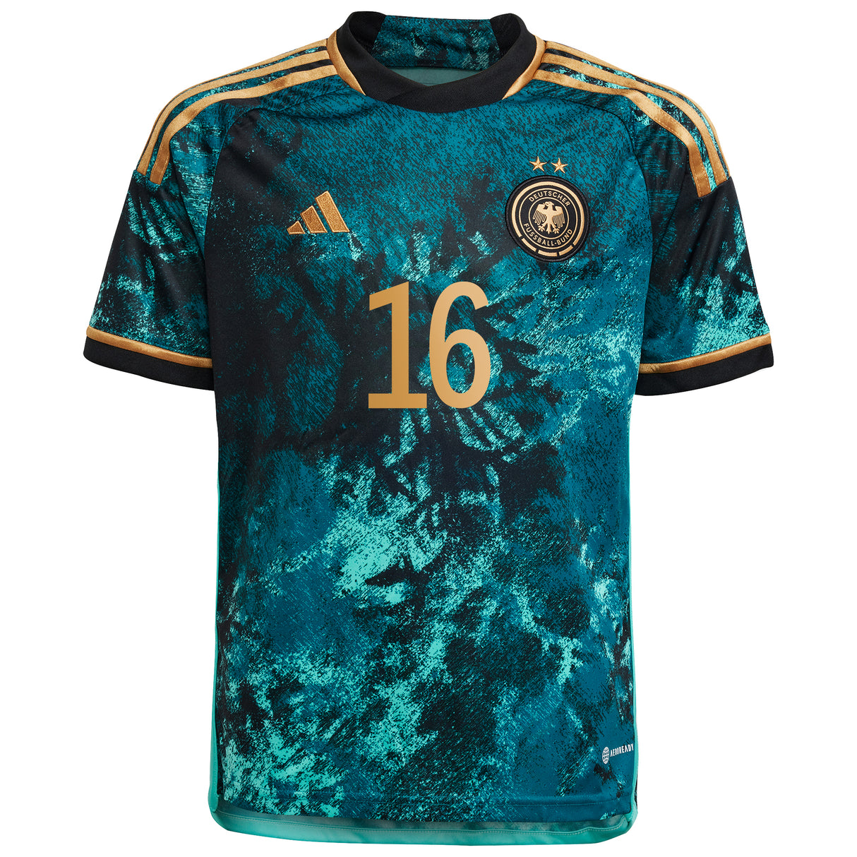 Germany Away Shirt 2023 - Kids with Anyomi 16 printing - Kit Captain