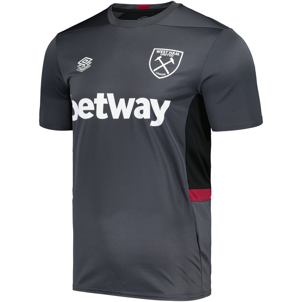 West Ham United Umbro Training Jersey - Black - Kit Captain