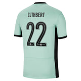 Chelsea Third Stadium Shirt 2023-24 with Cuthbert 22 printing - Kit Captain