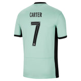 Chelsea Third Stadium Shirt 2023-24 with Carter 7 printing - Kit Captain