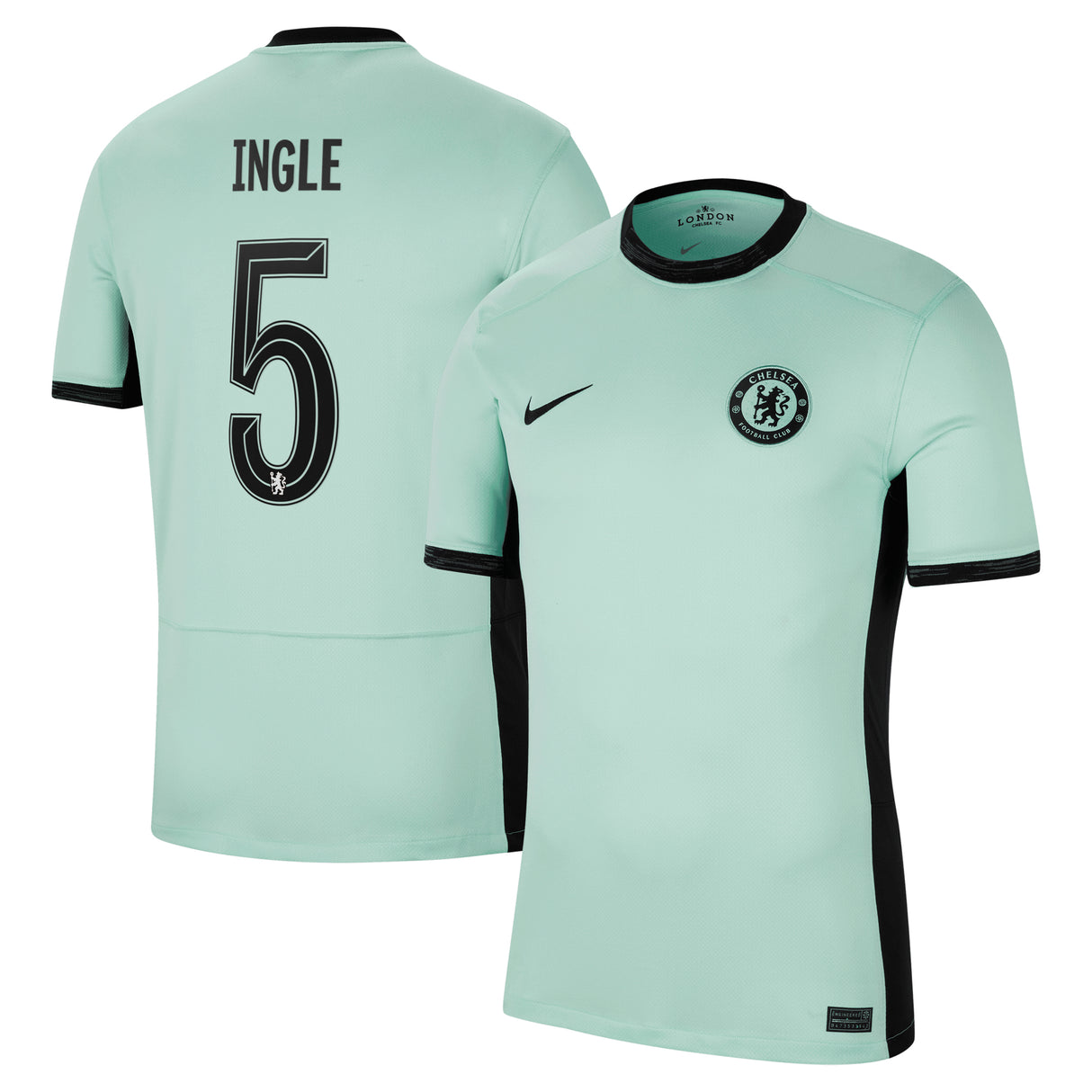 Chelsea Third Stadium Shirt 2023-24 with Ingle 5 printing - Kit Captain