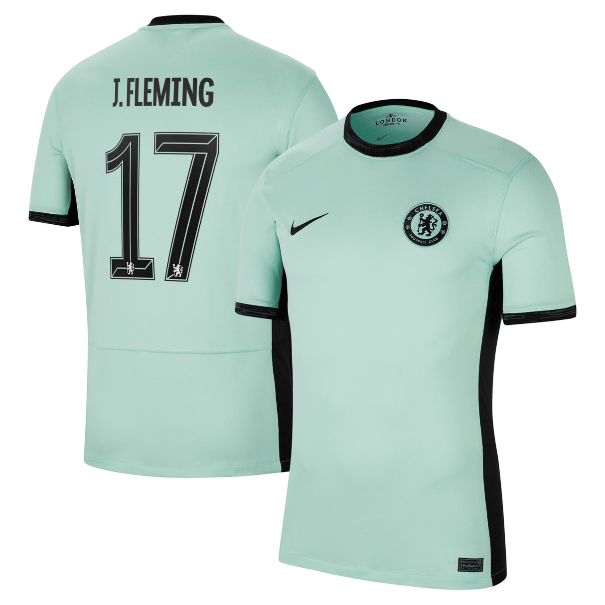 Chelsea Third Stadium Shirt 2023-24 with J.Fleming 17 printing - Kit Captain