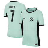 Chelsea Third Stadium Shirt 2023-24 - Kids with Carter 7 printing - Kit Captain