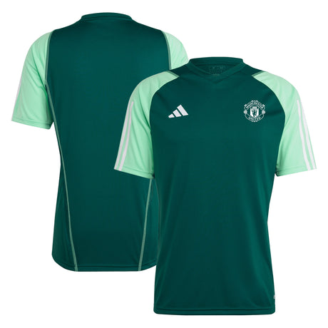 Manchester United adidas Goalkeeper European Training Jersey - Green - Kit Captain