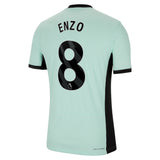 Chelsea Third Vapor Match Shirt 2023-24 with Enzo 8 printing - Kit Captain