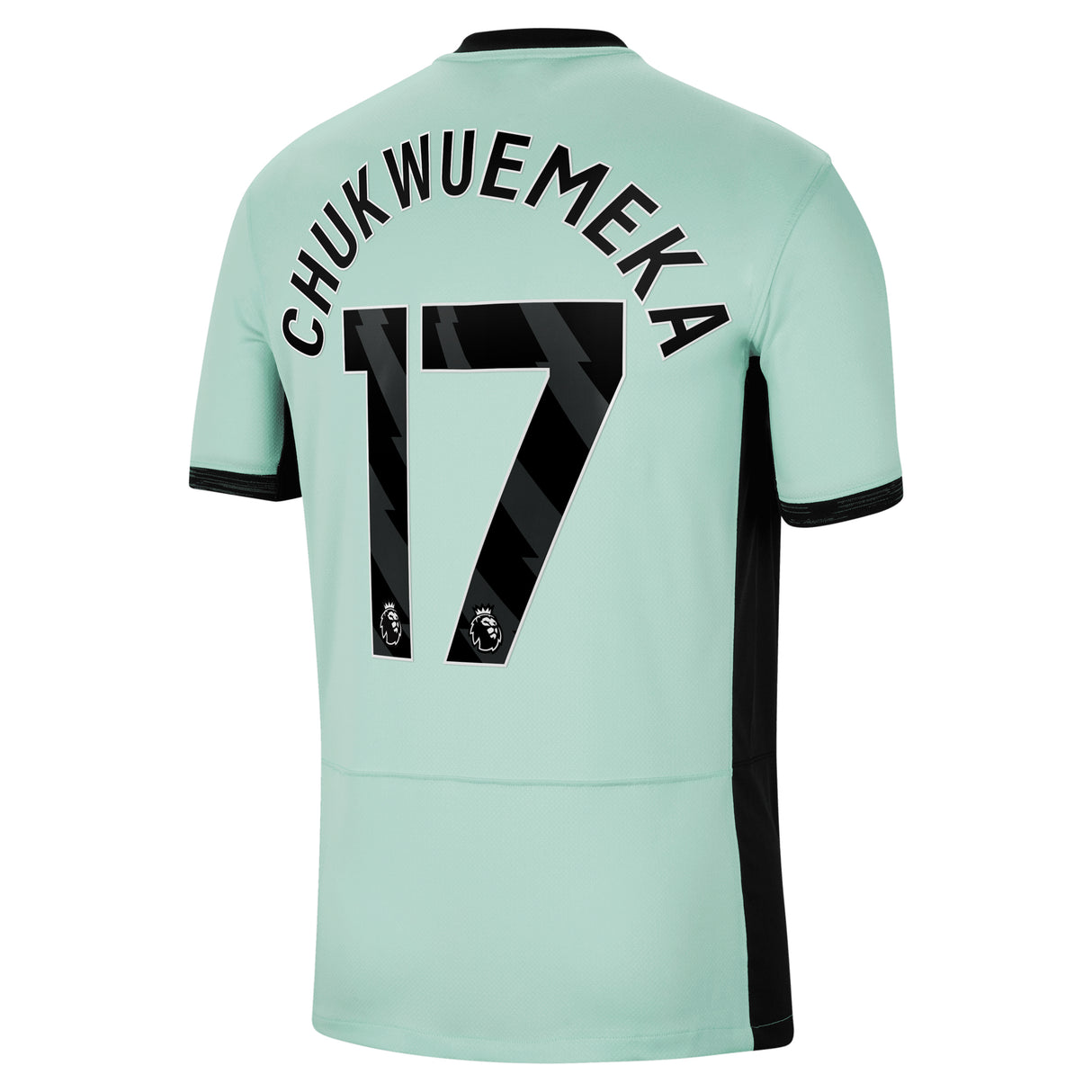 Chelsea Third Stadium Shirt 2023-24 with Chukwuemeka 17 printing - Kit Captain