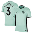 Chelsea Third Stadium Shirt 2023-24 with Cucurella 3 printing - Kit Captain