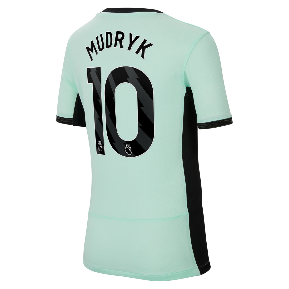 Chelsea Third Stadium Shirt 2023-24 - Kids with Mudryk 10 printing - Kit Captain