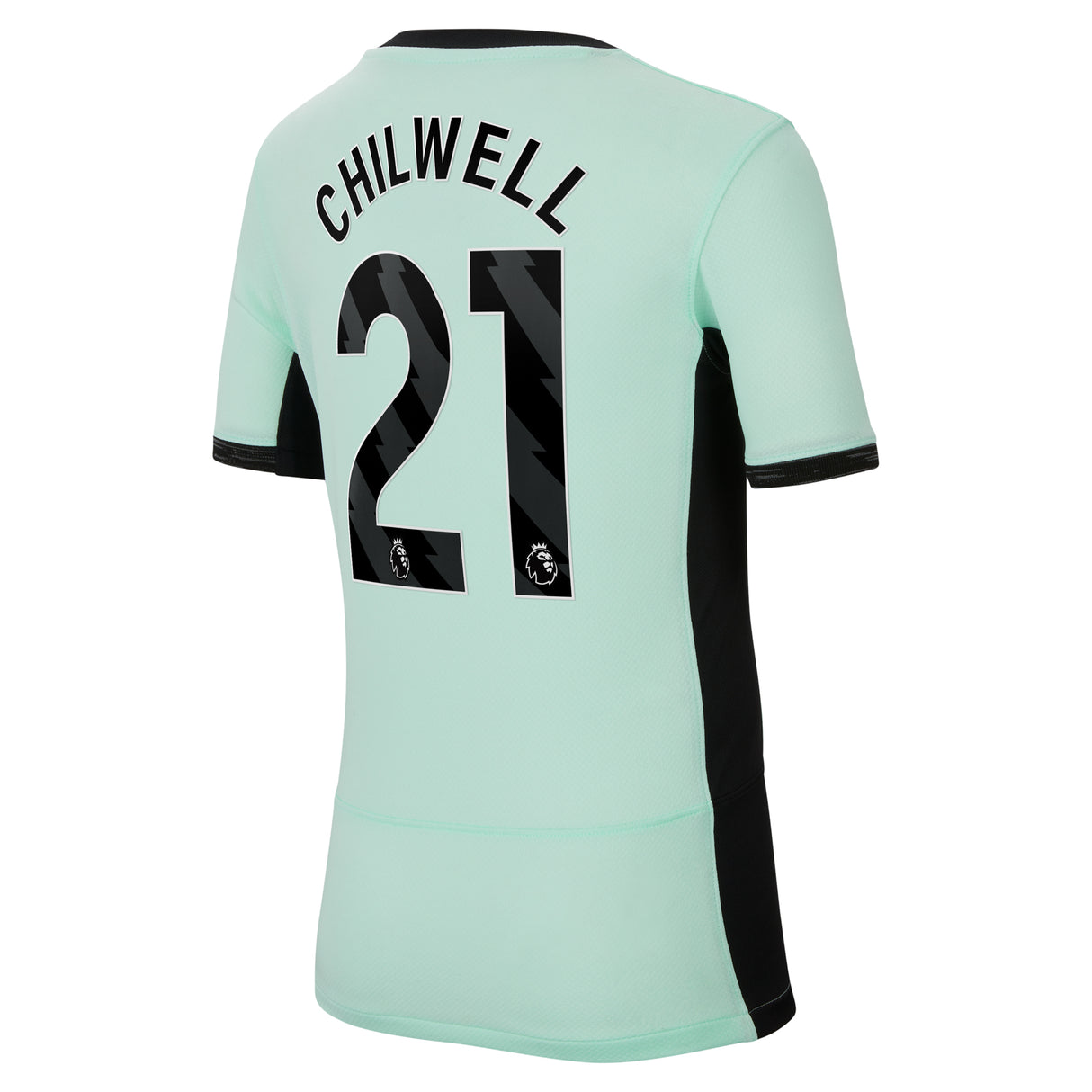 Chelsea Third Stadium Shirt 2023-24 - Kids with Chilwell 21 printing - Kit Captain