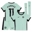 Chelsea Third Stadium Kit 2023-24 - Little Kids with Madueke 11 printing - Kit Captain