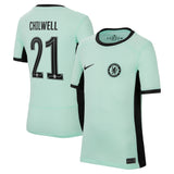 Chelsea Cup Third Stadium Shirt 2023-24 - Kids with Chilwell 21 printing - Kit Captain