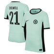 Chelsea Cup Third Stadium Shirt 2023-24 - Kids with Chilwell 21 printing - Kit Captain