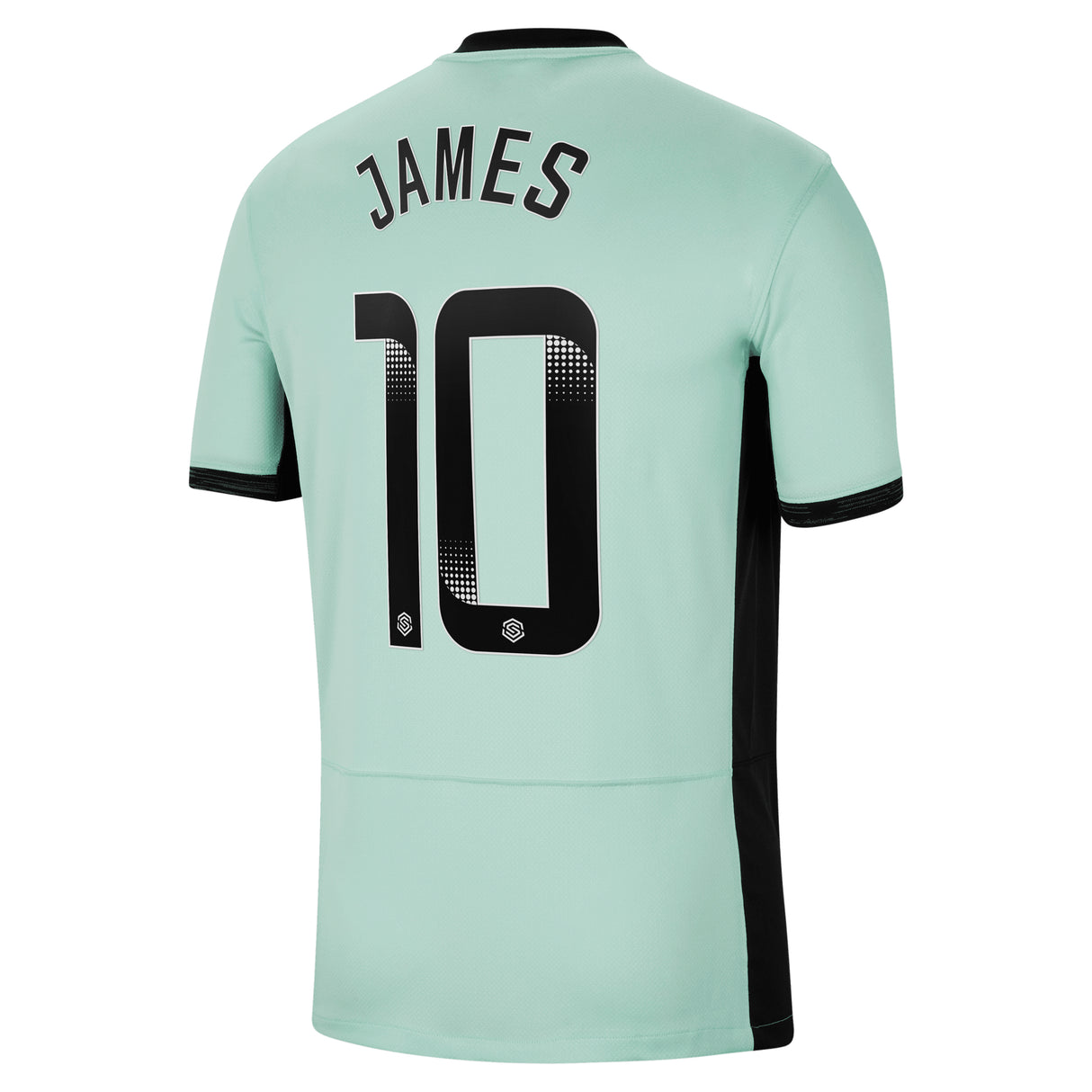 Chelsea WSL Third Stadium Shirt 2023-24 with James 10 printing - Kit Captain