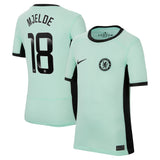 Chelsea WSL Third Stadium Shirt 2023-24 - Kids with Mjelde 18 printing - Kit Captain