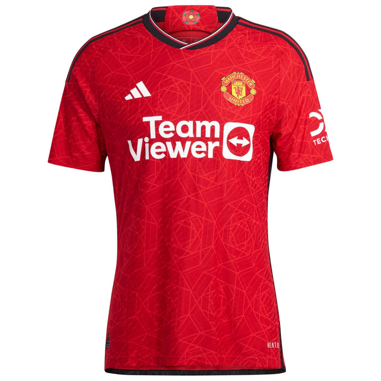 Manchester United EPL adidas Home Authentic Shirt 2023-24 with Martial 9 printing - Kit Captain