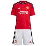 Manchester United EPL adidas Home Minikit 2023-24 with Casemiro 18 printing - Kit Captain