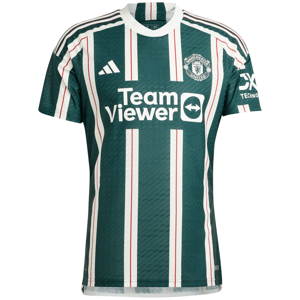 Manchester United EPL adidas Away Authentic Shirt 2023-24 with Casemiro 18 printing - Kit Captain