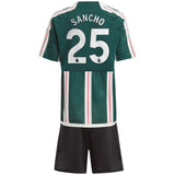 Manchester United EPL adidas Away Minikit 2023-24 with Sancho 25 printing - Kit Captain