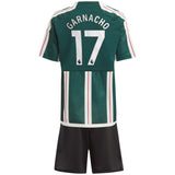 Manchester United EPL Away Mini Kit 2023-24 with Garnacho 17 printing - Kit Captain