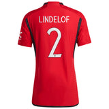 Manchester United Cup Home Authentic Shirt 2023-24 with  Lindelof 2 printing - Kit Captain