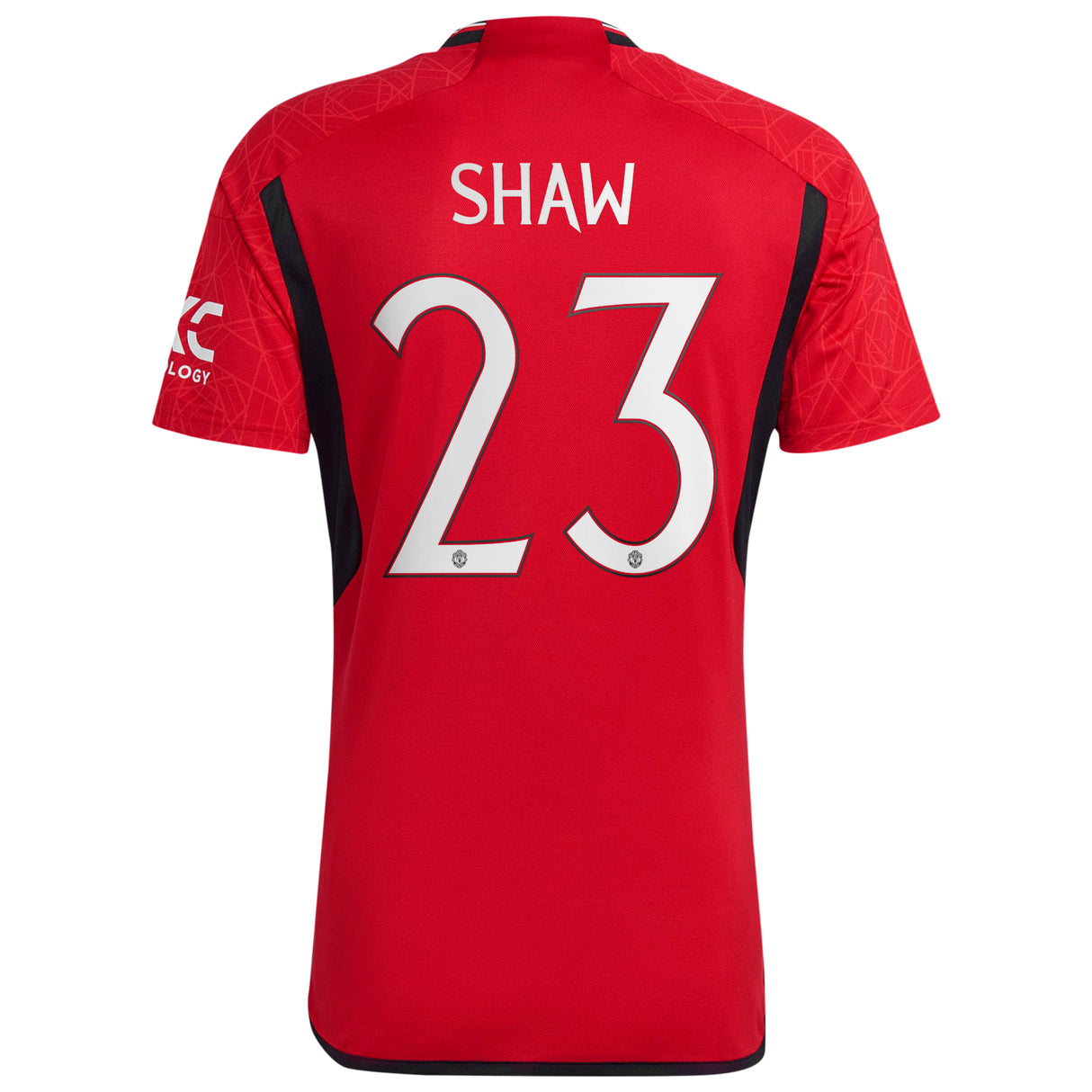 Manchester United Cup Home Shirt 2023-24 with Shaw 23 printing - Kit Captain