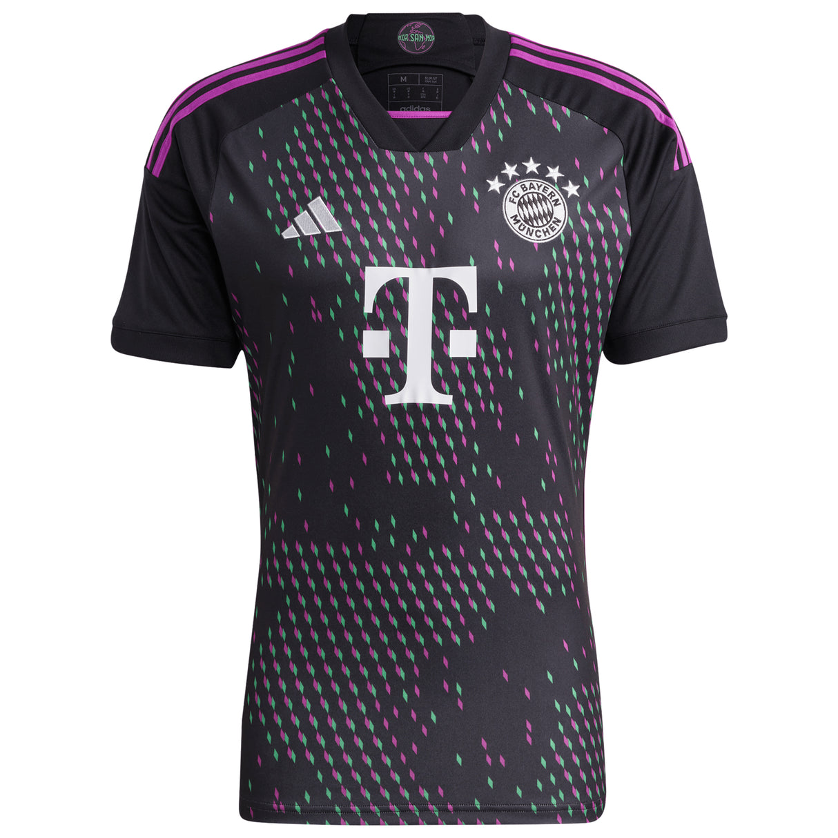 FC Bayern adidas Away Shirt 2023-24 with Wanner 14 printing - Kit Captain