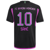 FC Bayern adidas Away Shirt 2023-24 - Kids with Sané 10 printing - Kit Captain