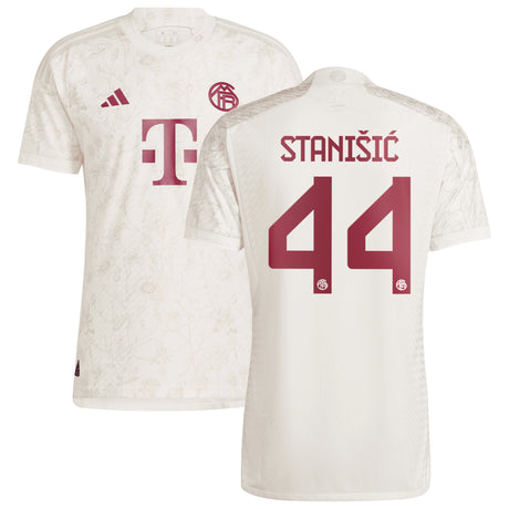 FC Bayern adidas Third Authentic Shirt 2023-24 with StaniÅ¡ic 44 printing - Kit Captain