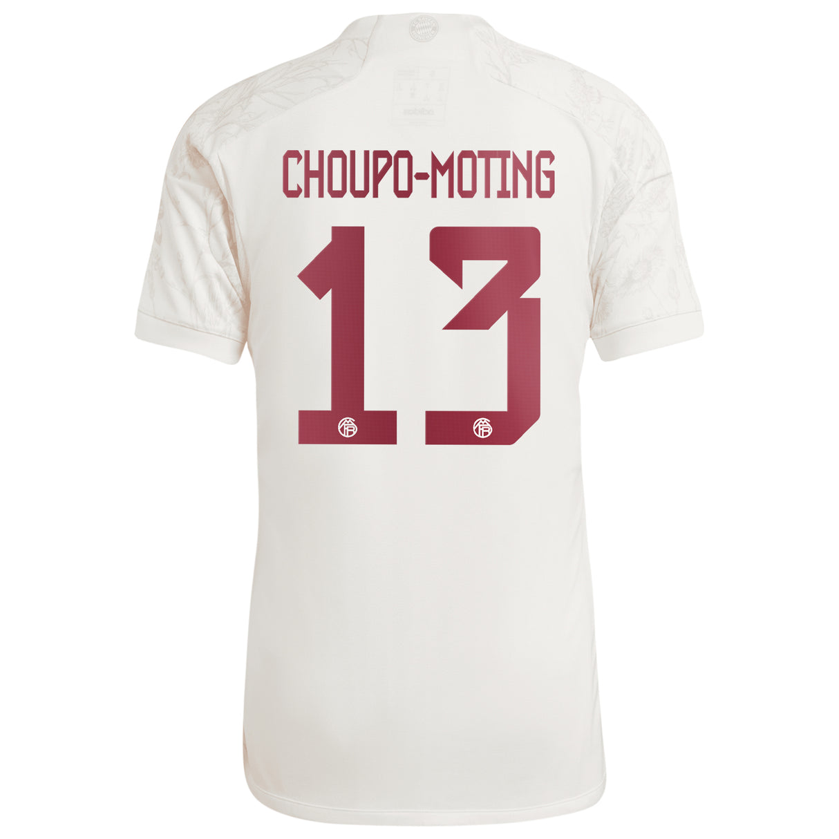 FC Bayern adidas Third Shirt 2023-24 with Choupo-Moting 13 printing - Kit Captain