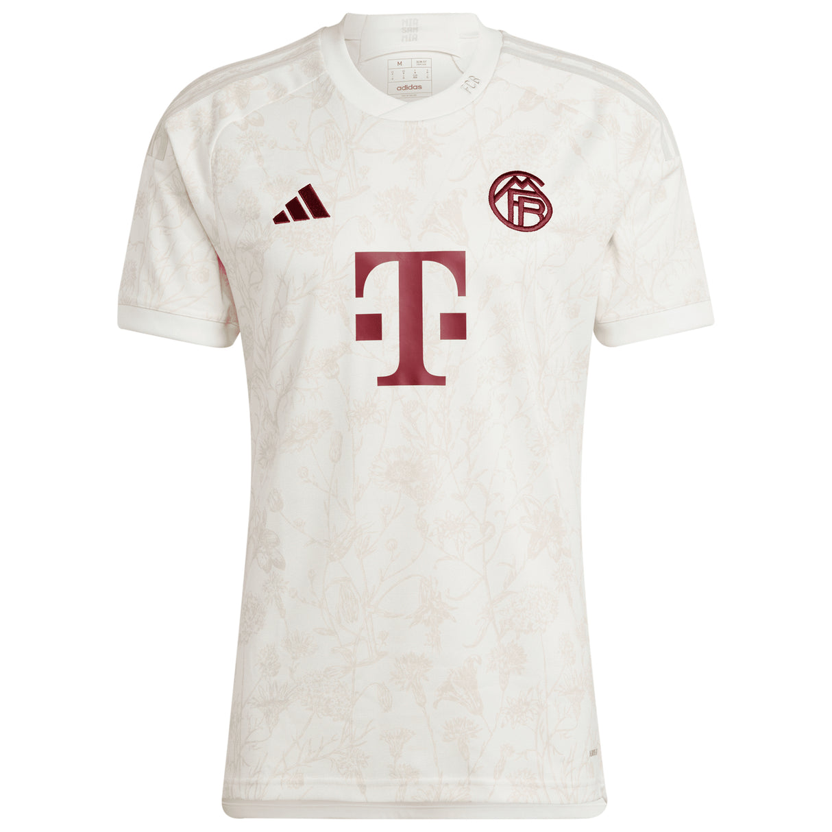 FC Bayern adidas Third Shirt 2023-24 with De Ligt 4 printing - Kit Captain