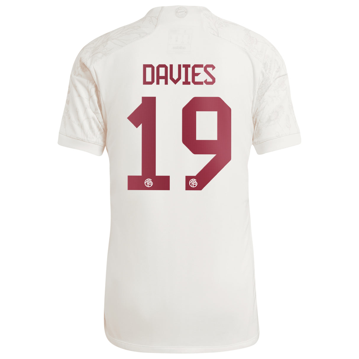 FC Bayern adidas Third Shirt 2023-24 with Davies 19 printing - Kit Captain