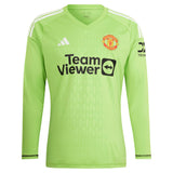 Manchester United WSL adidas Home Goalkeeper Shirt 2023-24 - Long Sleeve with Earps 27 printing - Kit Captain