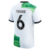 Liverpool Nike Away Stadium Shirt - 2023-24 with Thiago 6 printing - Kit Captain