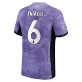 Liverpool Nike Third Dri-Fit Adv Match Shirt 2023-24 with Thiago 6 printing - Kit Captain