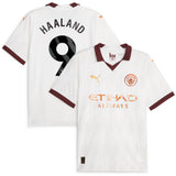 Manchester City Puma Away Shirt 2023-24 with Haaland 9 printing - Kit Captain