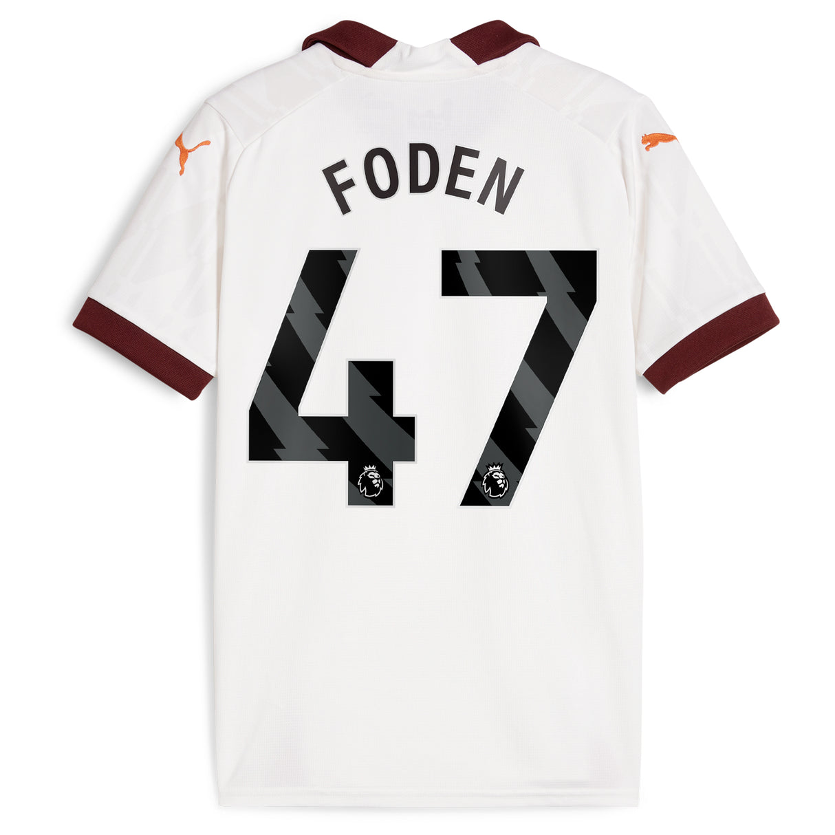 Manchester City Puma Away Shirt 2023-24 - Kids with Foden 47 printing - Kit Captain