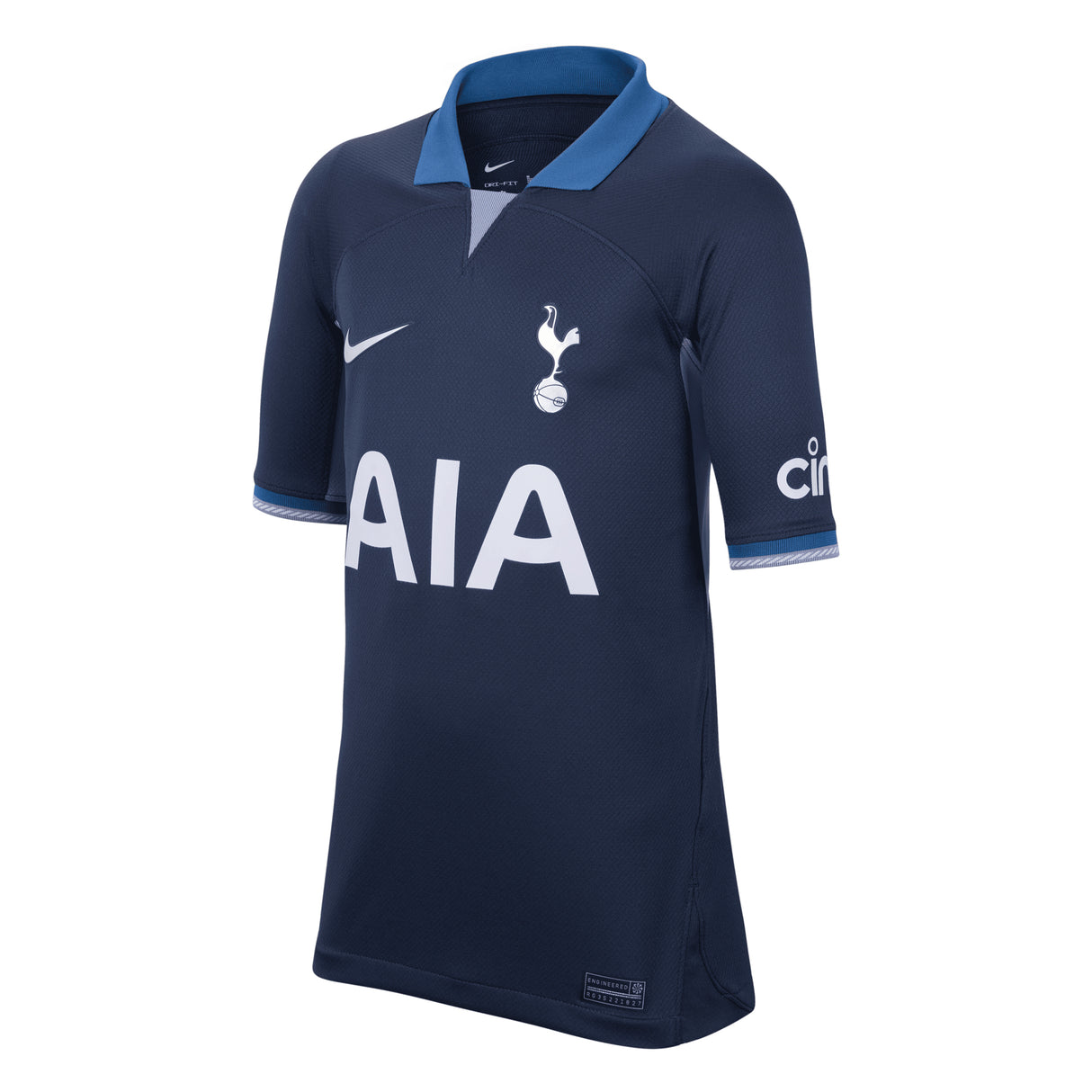 Tottenham Hotspur Nike Away Stadium Shirt 2023-24 - Kids with Kulusevski 21 printing - Kit Captain