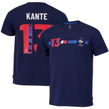 France Player T-Shirt KANTE NÂ°13 - Blue - Mens - Kit Captain