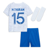 France Away Stadium Kit 2022 - Infants - Marcus Thuram 15 - Kit Captain