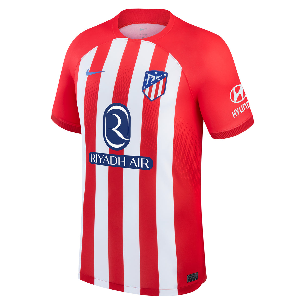 Atlético de Madrid Nike Home Stadium Shirt 2023-24 with Javi Galán 17 printing - Kit Captain