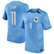 France Women Nike Home Stadium Shirt 2023-24 - Mens with Diani 11 printing - Kit Captain