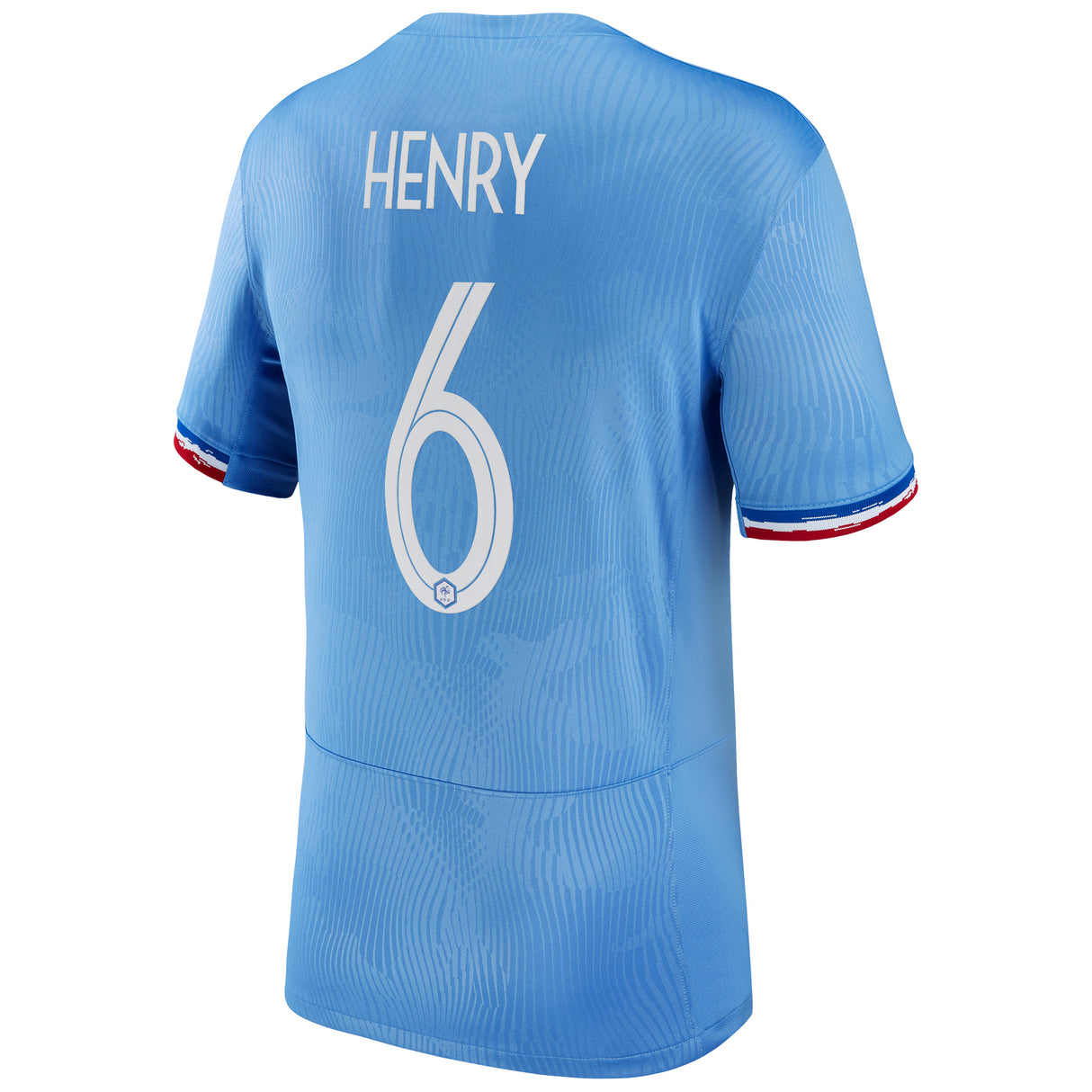 France Women Nike Home Stadium Shirt 2023-24 - Mens with Henry 6 printing - Kit Captain