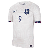 France Women Nike Away Stadium Shirt 2023-24 - Mens with Le Sommer D 9 printing - Kit Captain