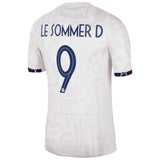 France Women Nike Away Stadium Shirt 2023-24 - Mens with Le Sommer D 9 printing - Kit Captain