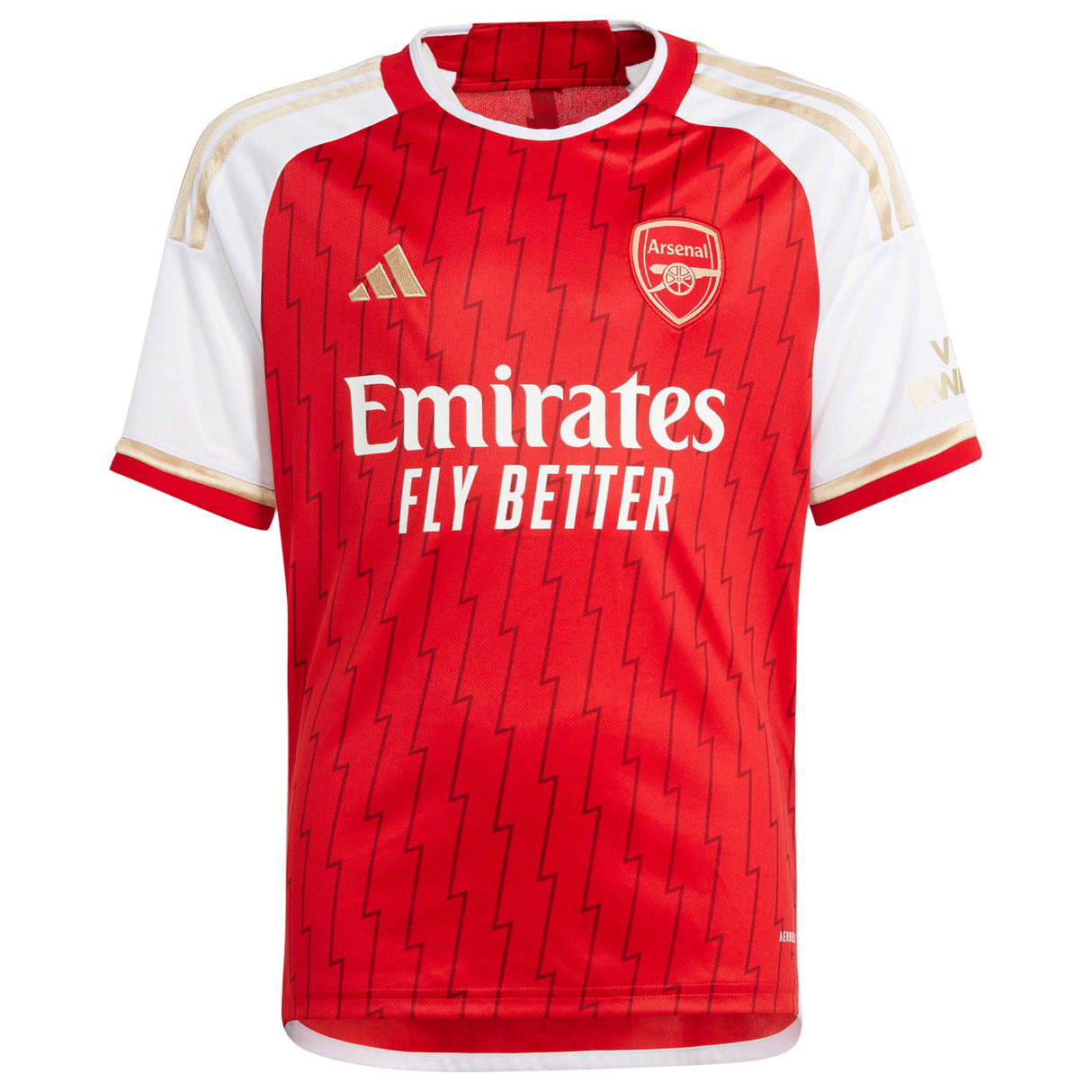 Arsenal adidas Home Shirt 2023-24 - Kids with Rice 41 printing - Kit Captain