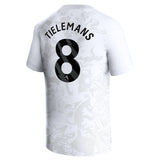 Aston Villa Away Shirt 2023-24 - Kids with Tielemans 8 printing - Kit Captain