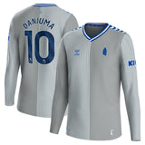 Everton Hummel Third Shirt 2023-24 - Long Sleeve - Kids with Danjuma 10 printing - Kit Captain