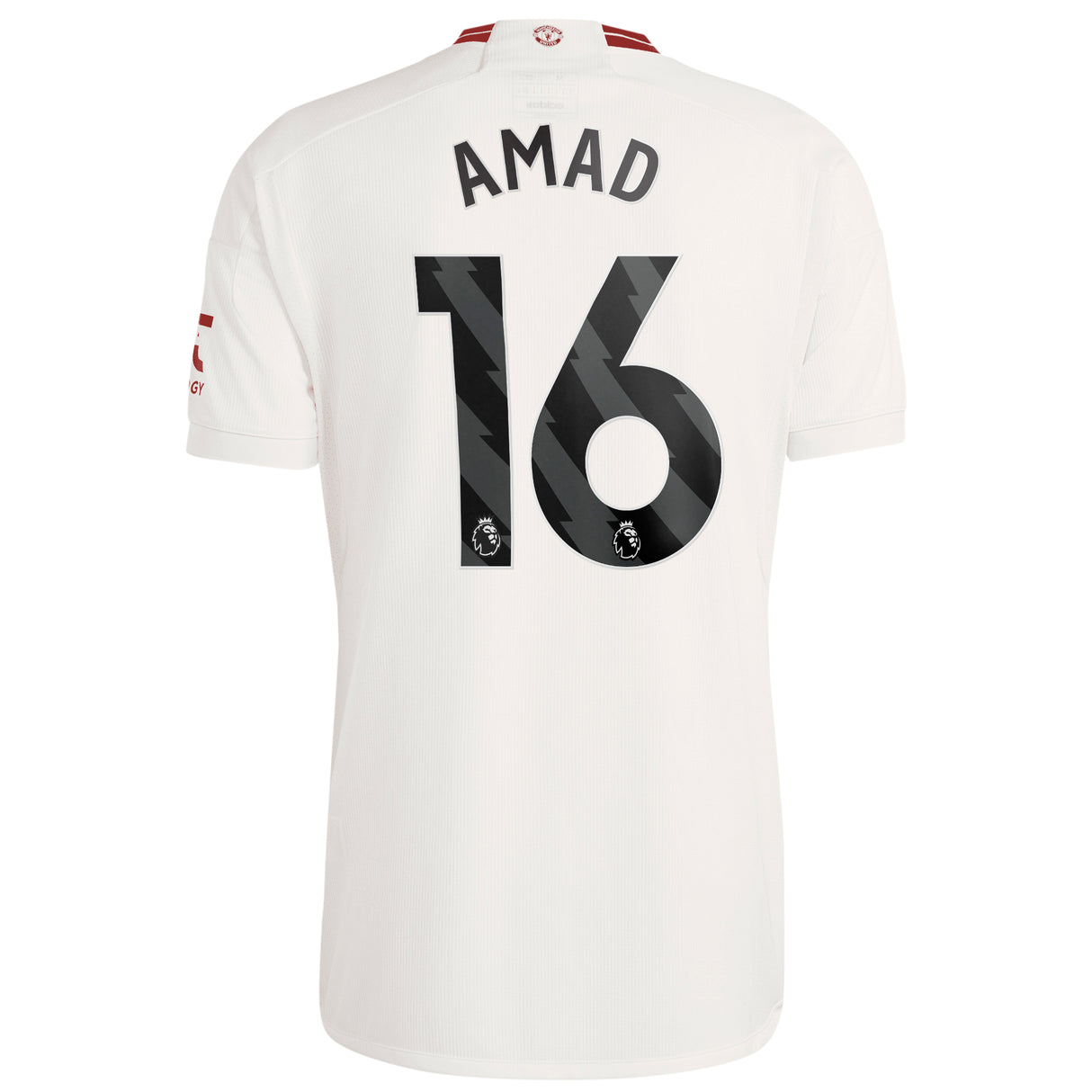 Manchester United EPL adidas Third Shirt 2023-24 -  With Amad Diallo 16 Printing - Kit Captain